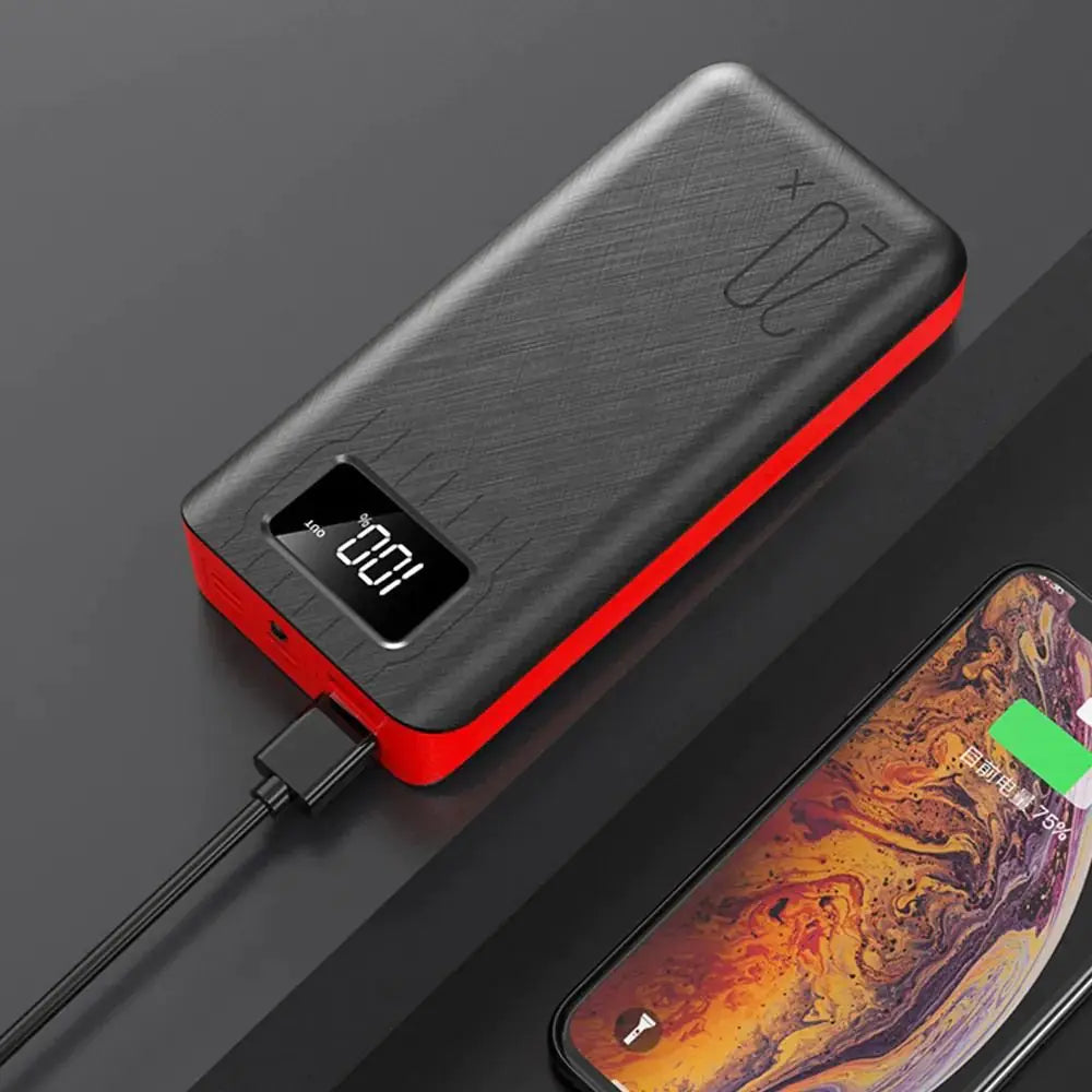 20K Dual-Port Power Bank with LED Light